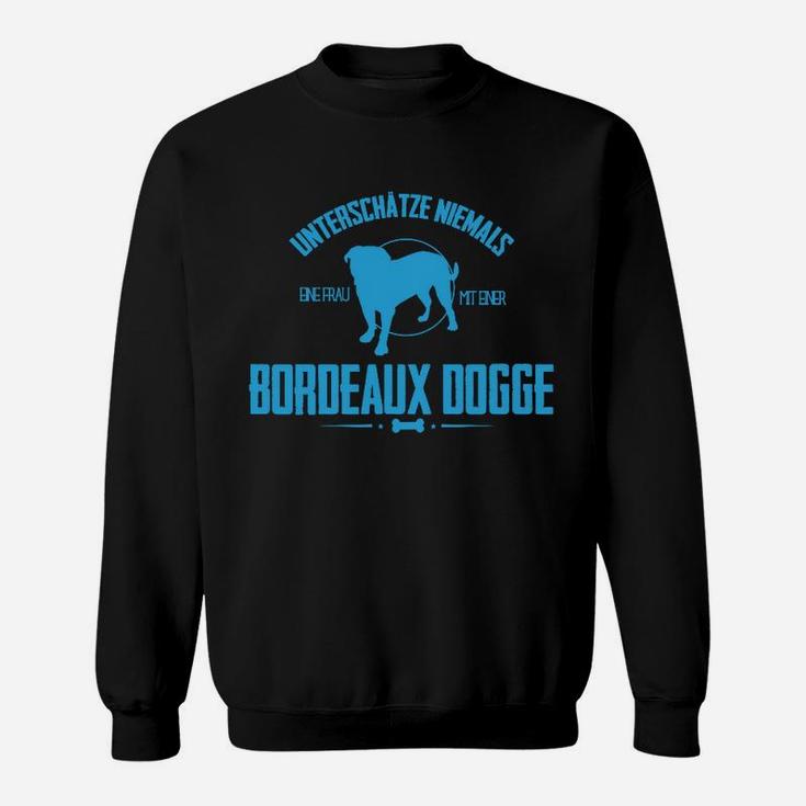 Bordeaux Dogge Frau Sweatshirt – Starke Verbundenheit Ausdruck