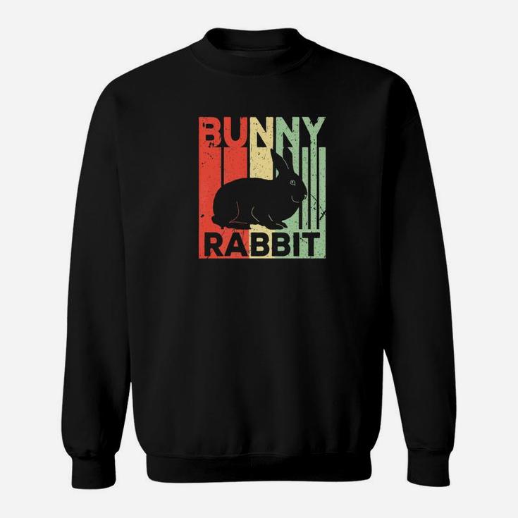 Bunny Rabbit Vintage Retro Unisex Premium Sweat Shirt