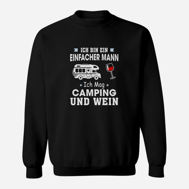 Camping Einfache Mann Ha 4 Sweatshirt