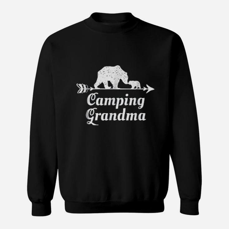 Camping Grandma Bear Granddaughter Grandson Sweat Shirt