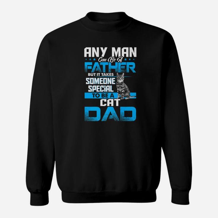 Cat Dad Animal Lovers Fathers Day Gif Sweat Shirt
