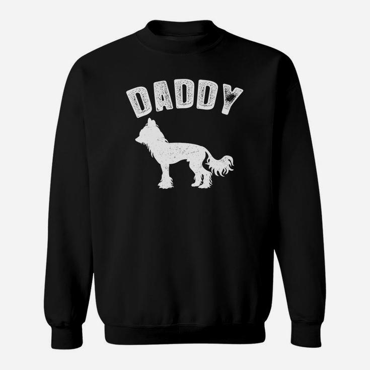 Chinese Crested Daddy Matching Family Vintag Sweat Shirt