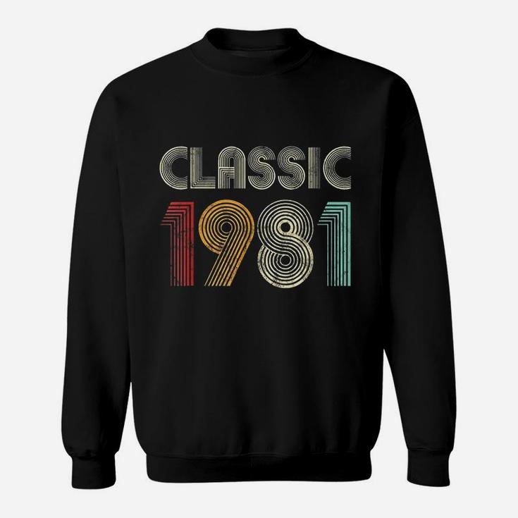 Classic 1981 Vintage 40th Birthday Gift  Sweat Shirt