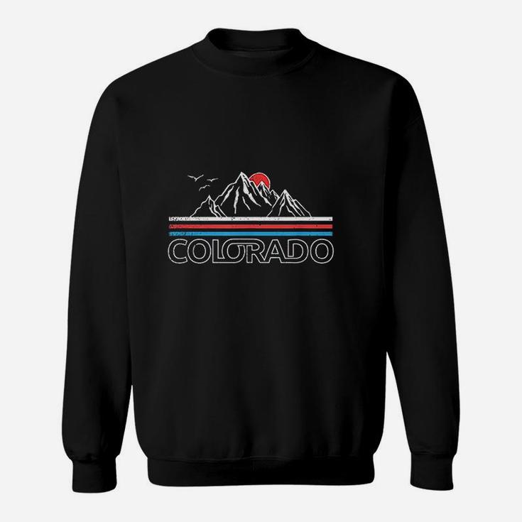 Colorado Mountains Colorado Retro Vintage Classic 80s Sweat Shirt