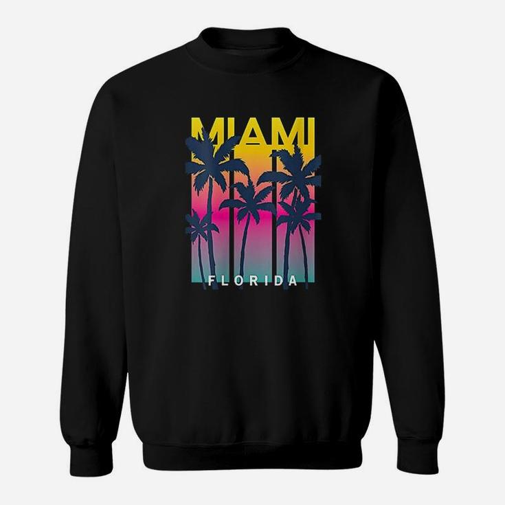 Cool Miami Florida Graphic Design I Love Miami Sweat Shirt