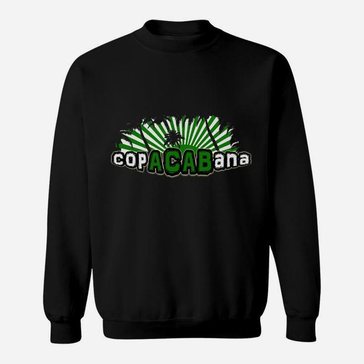 Copacabana Tropisches Design Sweatshirt, Stilvolles Strandmotiv Tee