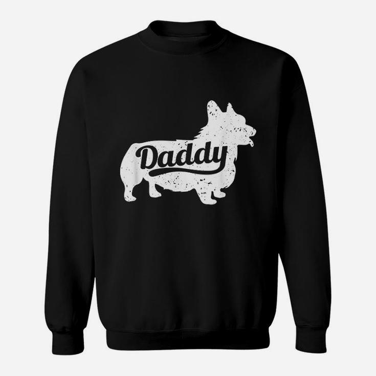 Corgi Daddy Dad Dog Lover Fathers Day Gift Sweat Shirt