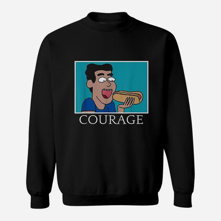 Courage Hot Dog Sweat Shirt