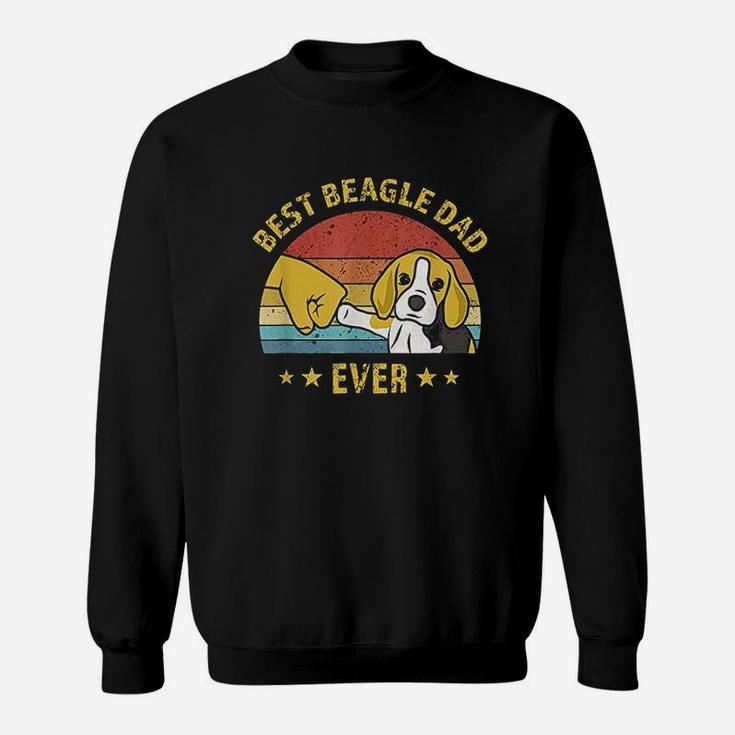 Cute Best Beagle Dad Ever Retro Vintage Gift Puppy Lover Sweat Shirt