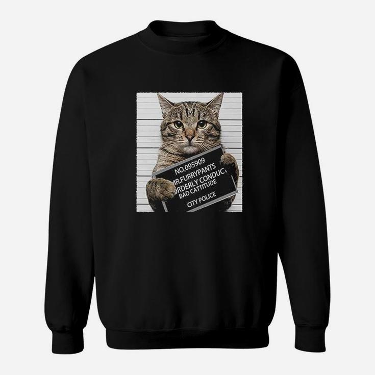 Cute Cat Funny Prison Sweat Shirt