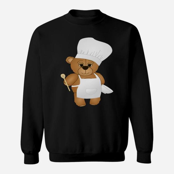 Cute Chef Teddy Bear Sweat Shirt