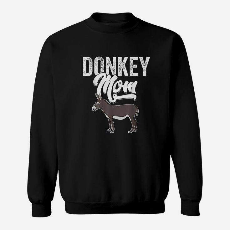 Cute Donkey Mom Slogan Design Sweat Shirt