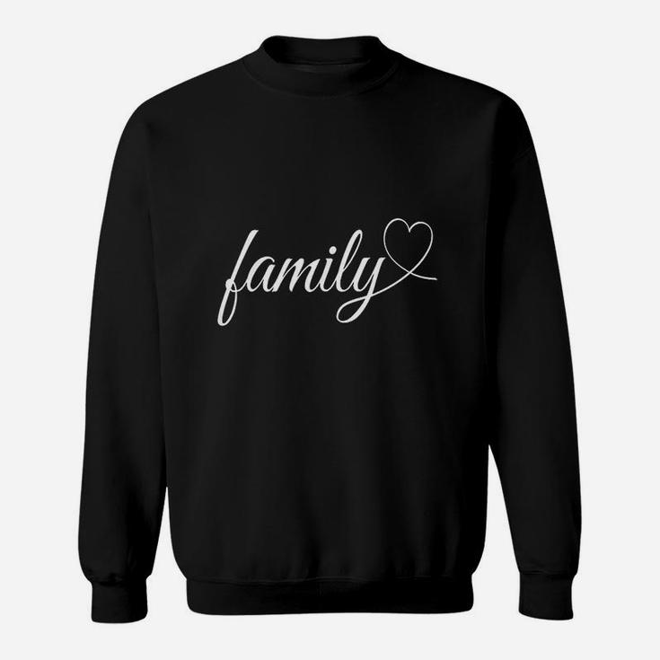 Cute Family Heart Art Sweat Shirt