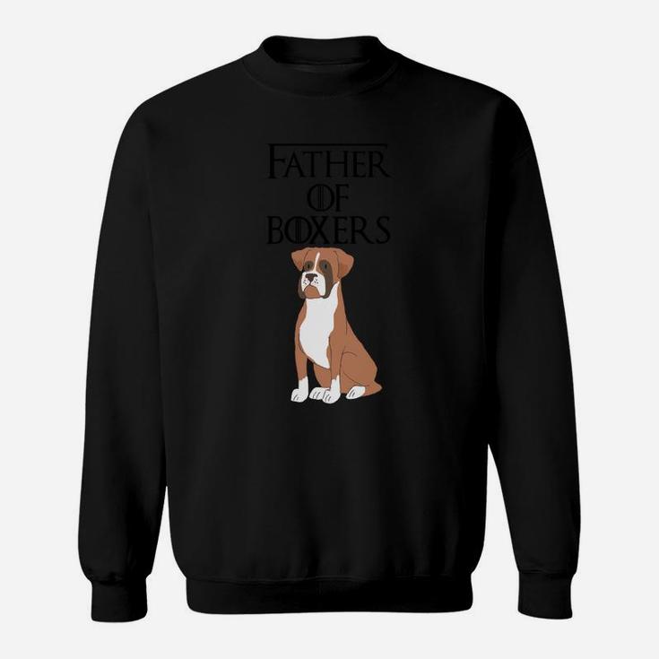 Cute Funny Unique Boxer Dog Puppy Fur Dad Gift Sweat Shirt