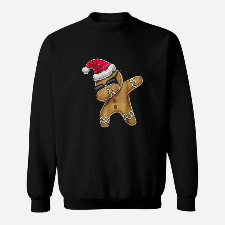 Dabbing Gingerbread Man Christmas Baking Sweat Shirt