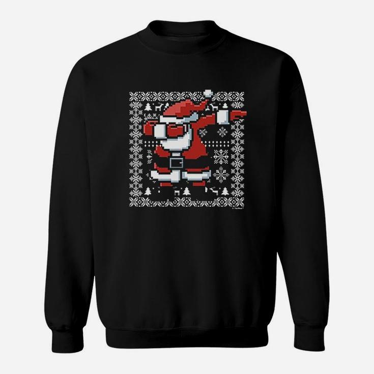 Dabbing Santa Claus Ugly Christmas Sweater Sweat Shirt