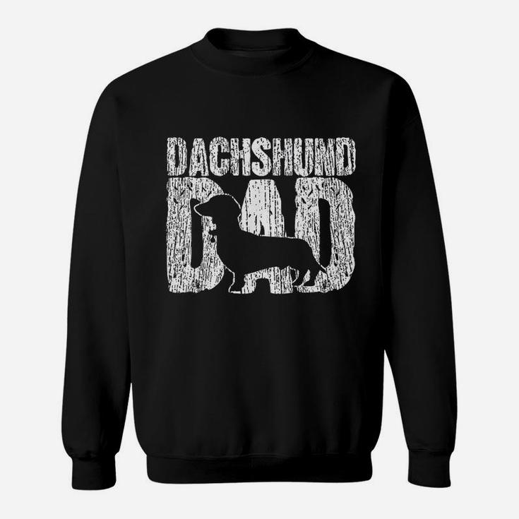 Dachshund Dad Father Fathers Day Vintage Sweat Shirt