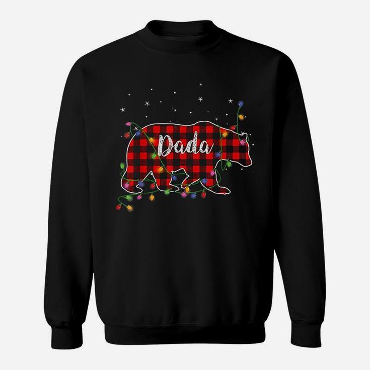 Dada Bear Red Christmas Pajama Family Gift Sweat Shirt