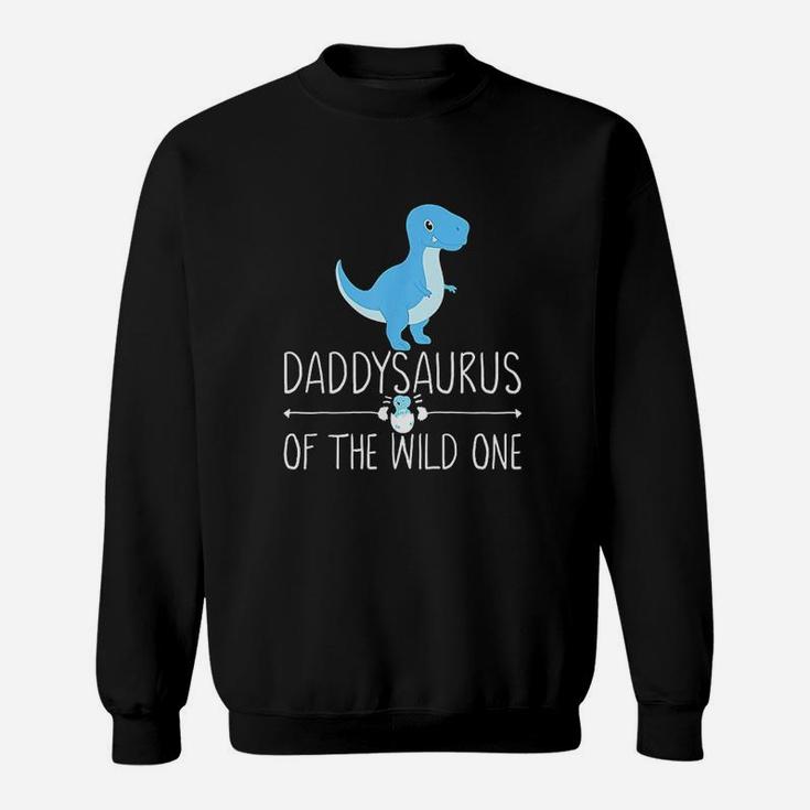 Daddysaurus Rex Daddy Dinosaur With Babysaurus Egg Cute Dads Sweat Shirt