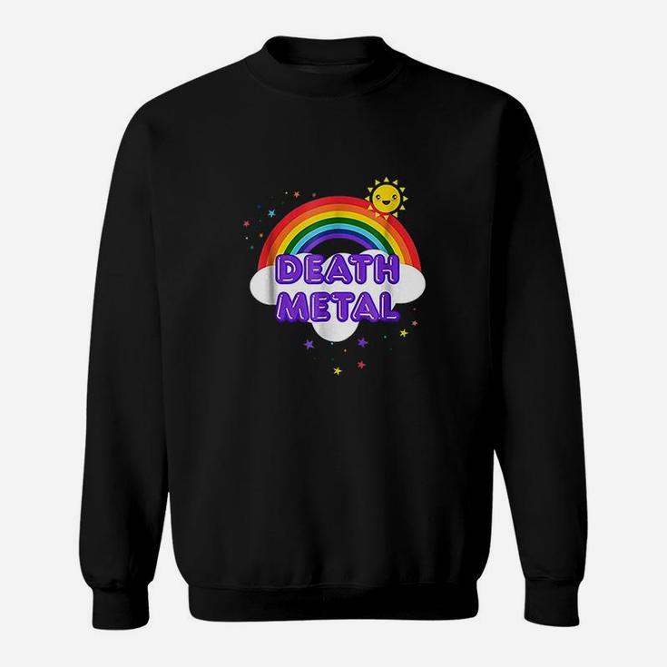 Death Metal Rainbow Funny Heavy Metal Cool Sweat Shirt