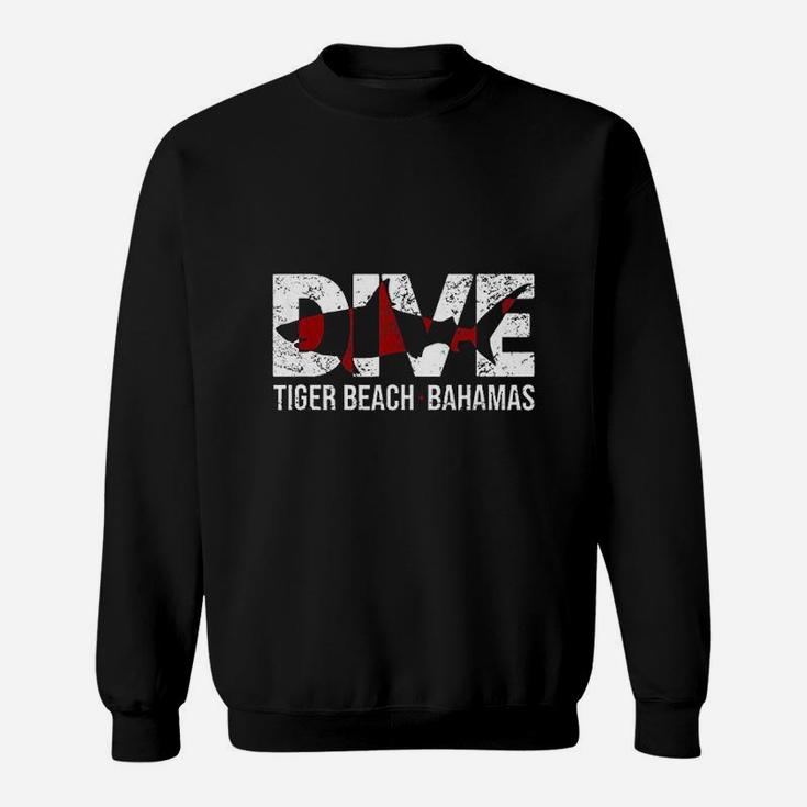 Dive Bahamas Tiger Beach Scuba Diving Shark Sweat Shirt