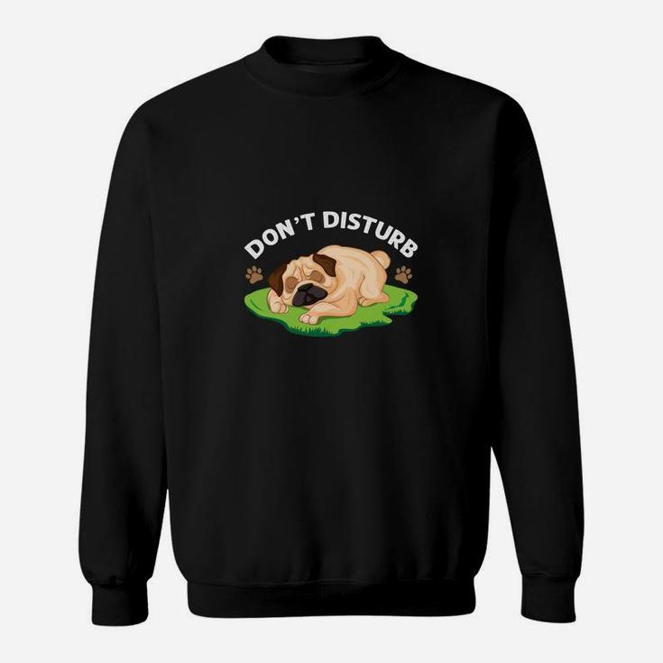 Do Not Disturb Bulldog Dog Lovers Gifts For Dog Owners Sweatshirt