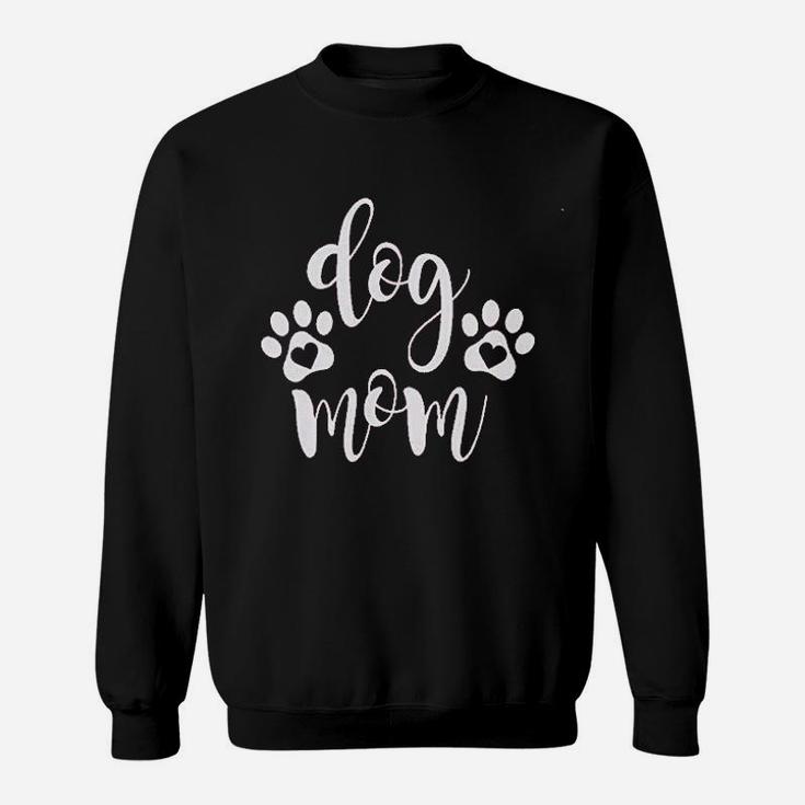 Dog Mom Puppy Paw Sweat Shirt