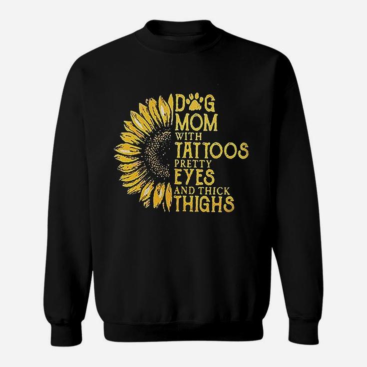 Dog Mom Sunflower Sweat Shirt