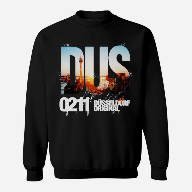 Düsseldorf Skyline Sweatshirt, Original DUS Q2H Design