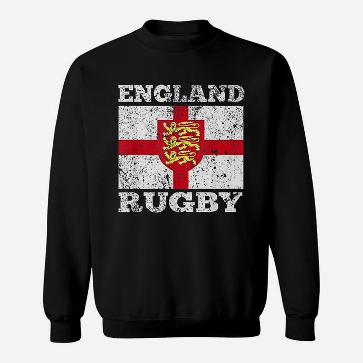 England Rugby Vintage English Flag Rugby United Kingdom Gift Sweat Shirt