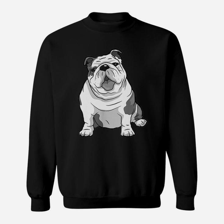English Bulldog Graphics Sweat Shirt