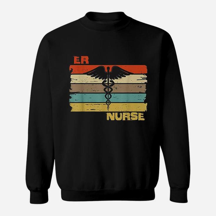 Er Nurse Emergency Room Vintage Sweat Shirt