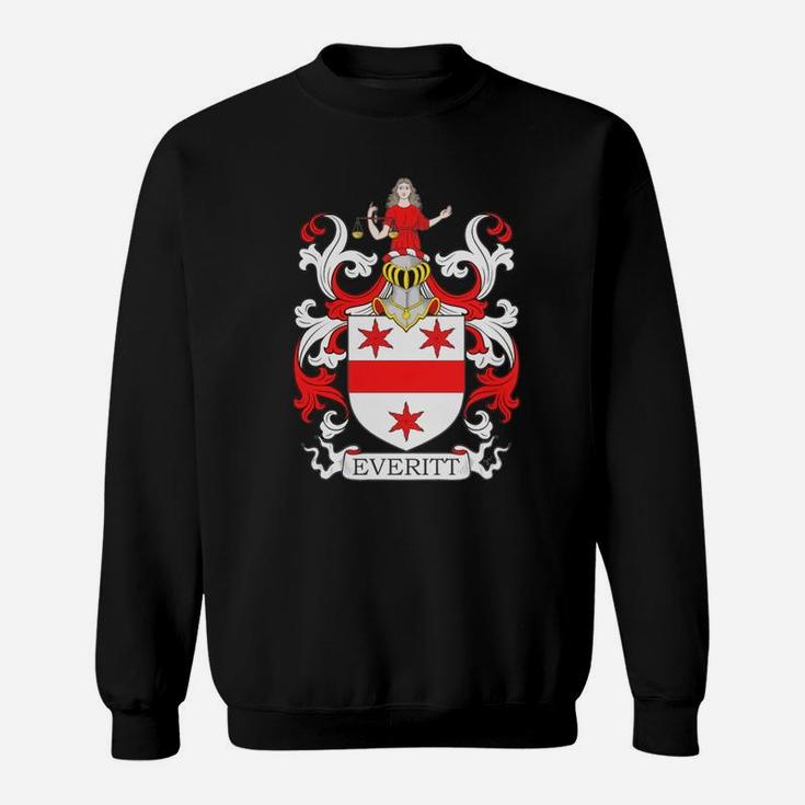 Everitt Coat Of Arms I British Family Crests Sweat Shirt