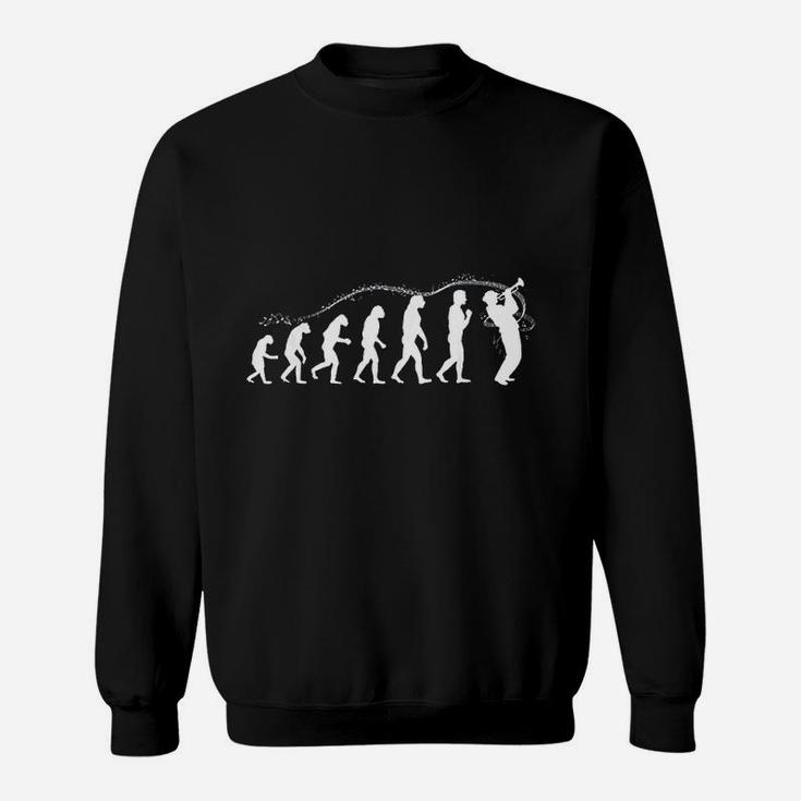 Evolution Of Trumpet Player Cute Musicians Sweatshirt