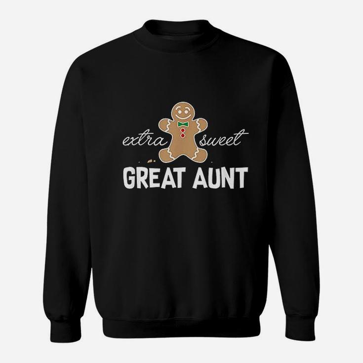 Extra Sweet Great Aunt Cute Christmas Gingerbread Sweat Shirt