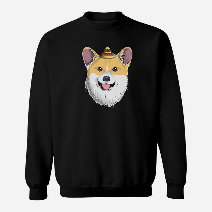 Fiesta Corgi Dog Sombrero Cinco De Mayo Mexican Sweat Shirt