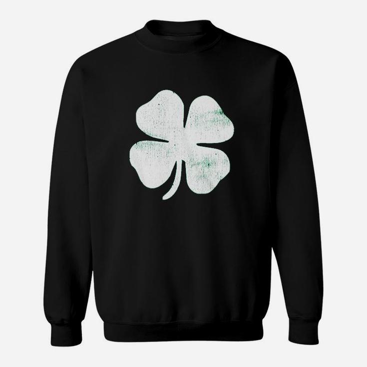 Four Leaf Clover Funny Saint Patricks Day Shamrock Lucky Irish Sweat Shirt