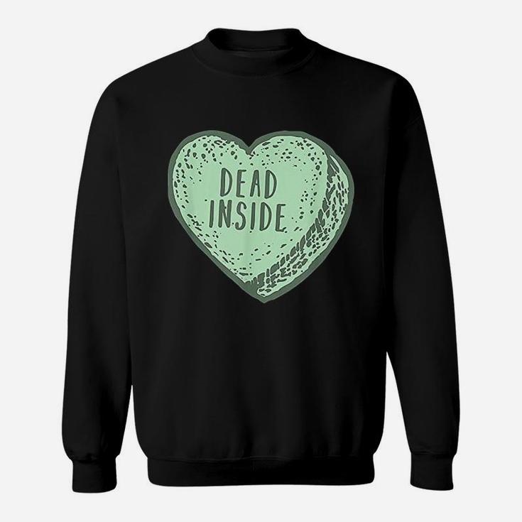 Funny Anti Valentines Day Gift Design With Candy Heart Sweat Shirt