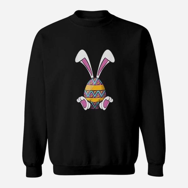 Funny Bunny Easter Cute Happy Rabbit Egg Easter Sweat Shirt
