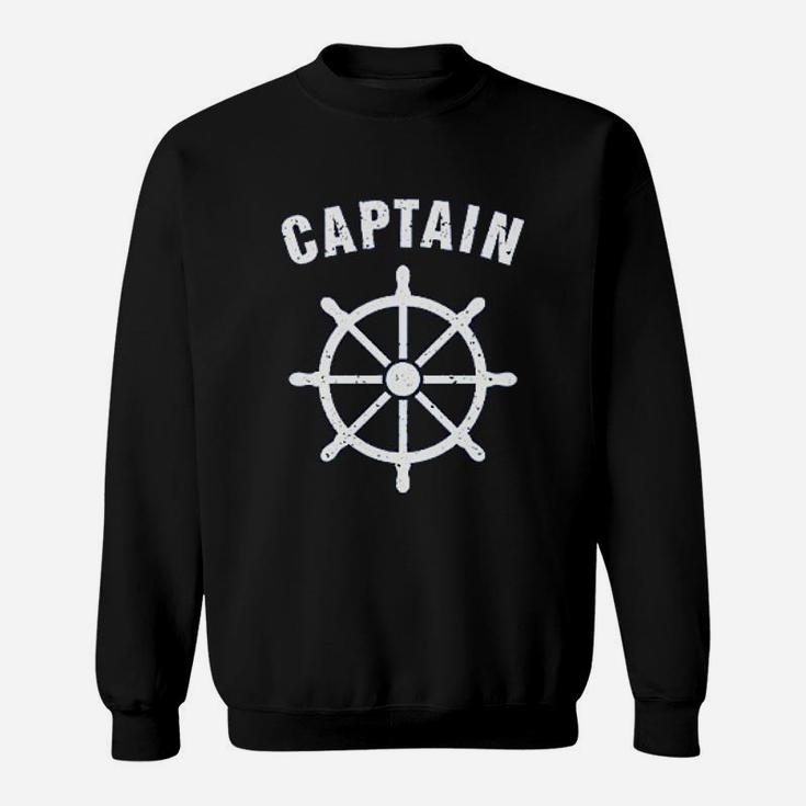 Funny Captain And First Mate Nautical Sailing Gift Sweat Shirt