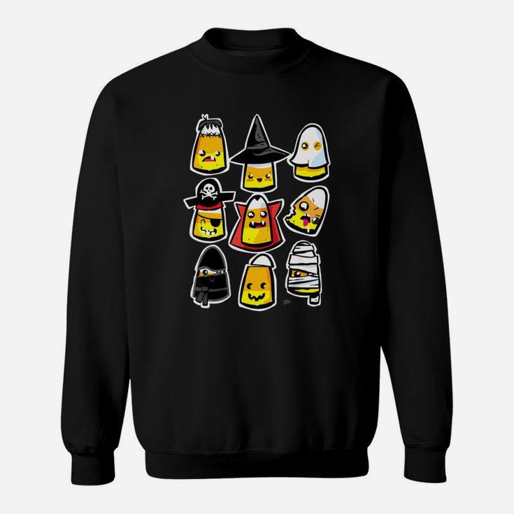 Funny Halloween Holiday Cute Candy Corn Kawaii Sweat Shirt