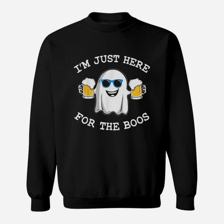 Funny Halloween I Am Just Here For The Boos Costume Gift Sweat Shirt