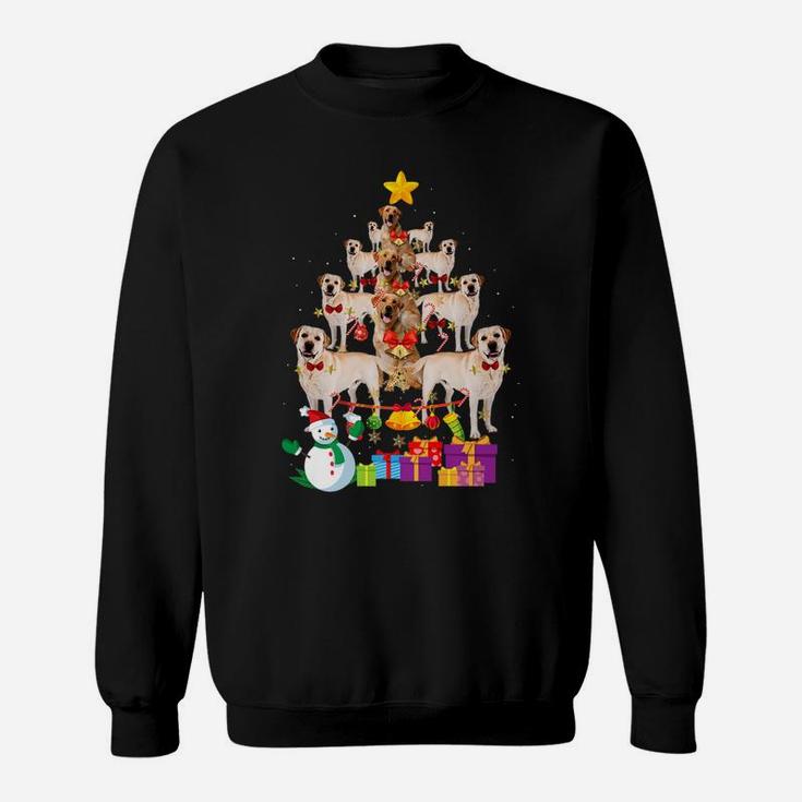 Funny Labrador Christmas Dog Tree Xmas Gift Sweat Shirt