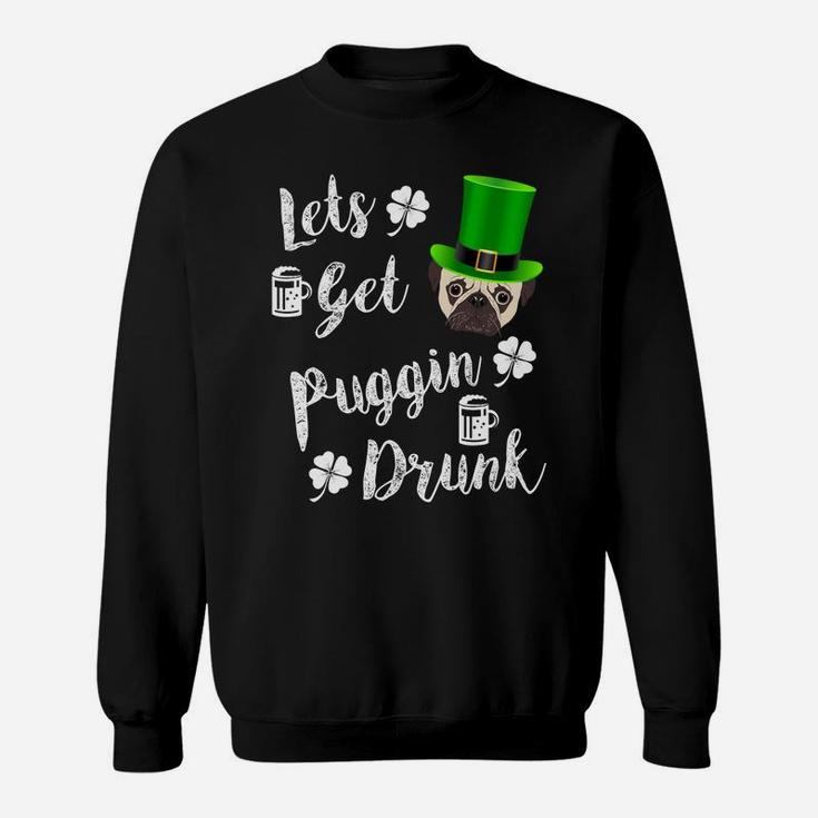 Funny Pug St Patricks Day Pug Dog Sweat Shirt