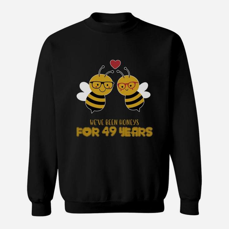 FunnyShirts For 49 Years Wedding Anniversary Couple Gifts For Wedding Anniversary Sweatshirt