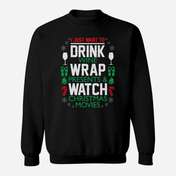 Funny Wine For Women Christmas For Wine Lovers Sweat Shirt