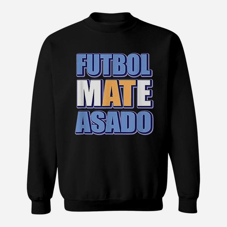 Futbol Mate Asado Funny Vintage Argentina Sweat Shirt