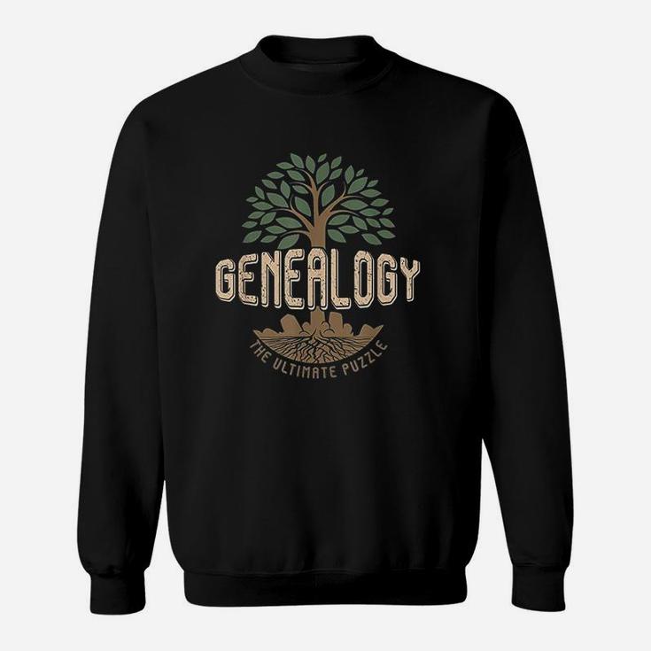 Genealogist Family Historian Genealogy The Ultimate Puzzle Sweat Shirt
