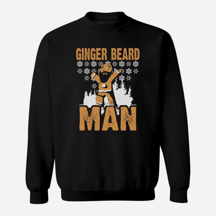 Ginger Beard Man Red Hair Bearded Fathers Day Gift Dad Sweat Shirt