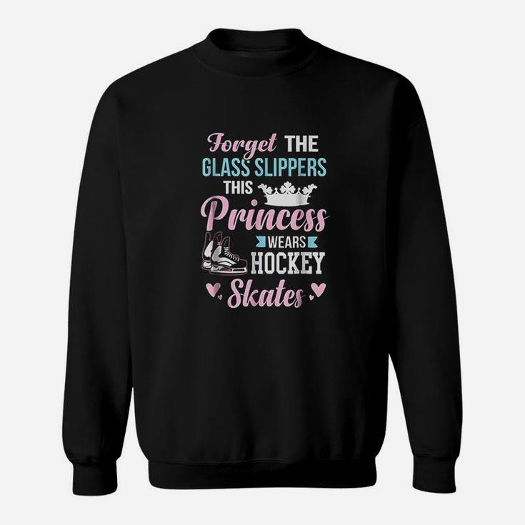 Girls Ice Hockey T-Shirt This Princess Wears Hockey Skates Girls Ice Hockey T-Shirt This Princess Wears Hockey Skates